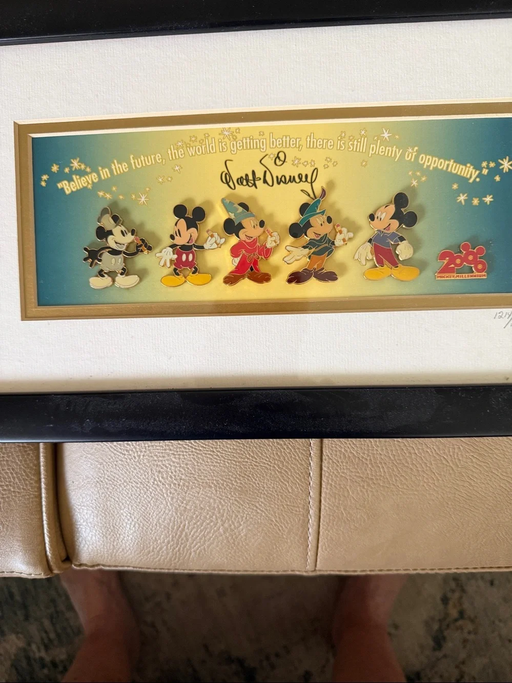 Disney framed art